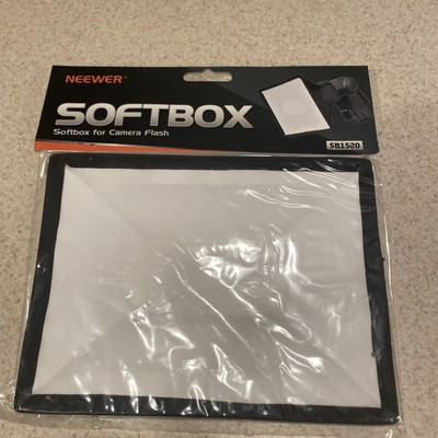 NEEWER Flash Diffuser Light Softbox 6'' x 5'', Universal, Collapsible NIB