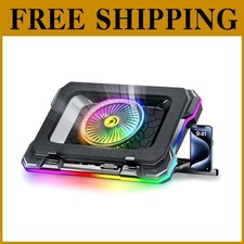 RGB Laptop Cooling Pad w/ 5.5" Turbo Fan