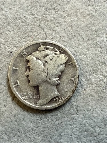 1925 D Mercury Dime 90% Silver G Good Condition Nice Coin See Pics 7851