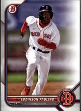 2022 Bowman Draft 1st Edition #BD-62 Eddinson Paulino