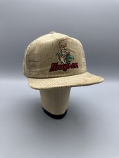 Vintage Snap-On Hunting Fishing Promo Corduroy 1980's Trucker Hat RARE