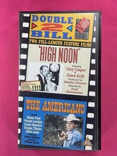 High Noon - The Americano- Double 2 Bill Pal VHS Western
