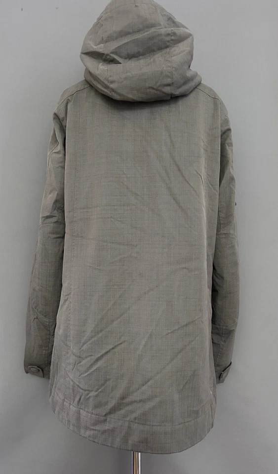 Zimtstern Parka Jacke Gr. M Grau Kapuze Taschen Winterjacke Basic Outdoor - Bild 4 von 4