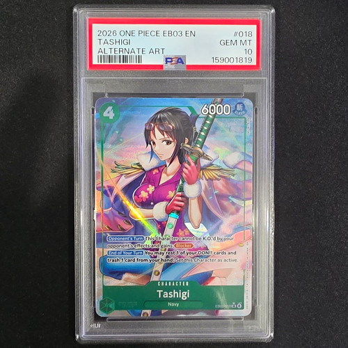 Tashigi (Alternate Art) graded PSA 10 for sale on eBay