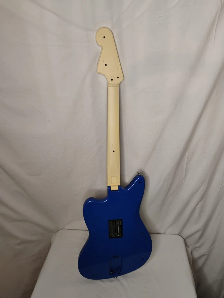 **PS4 Fender Jaguar Wireless Blue Guitar Rock Band 4 Harmonix FOR PARTS ONLY** - Image 4 of 4