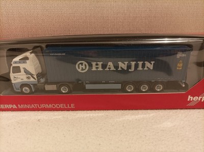 Herpa 1:87 in OVP; 302876 Volvo FH Gl Container-Sattelzug ''EKB/van Driel/Hanjin''
