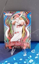 2022 Panini Prizm - Illumination Mike Trout #IL-10 Red White & Blue Prizm
