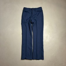 Vintage 70s Levi s 517 Sta-Prest Saddleman Pants Mens 33x32 Blue Bootcut