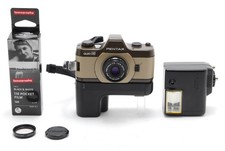 RARE NEAR MINT Pentax Auto 110 Maroon Safari SLR Film Camera 24mm F/2.8 JAPAN