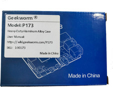 for Raspberry Pi 4 Aluminum Case, Heavy Duty Passive Cooling Metal Case/Housi...