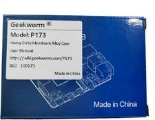 for Raspberry Pi 4 Aluminum Case, Heavy Duty Passive Cooling Metal Case/Housi...