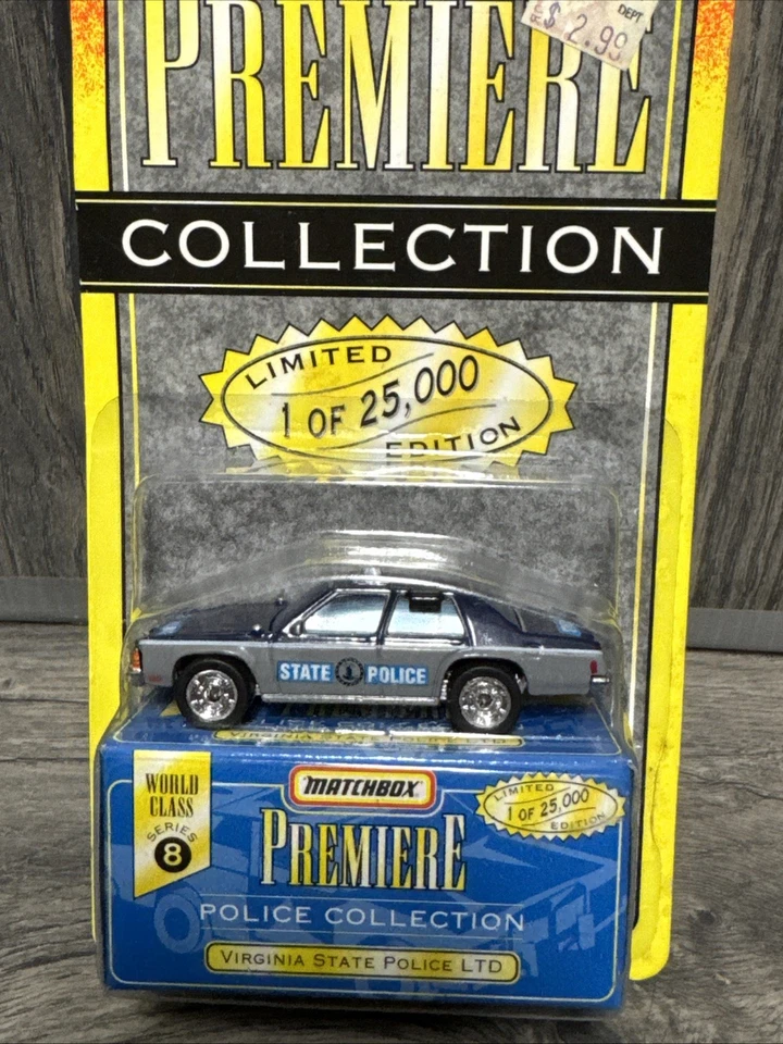 Matchbox Premiere Police Collection Virginia State Police Ford LTD Series 8 NEW! - Image 2 of 4