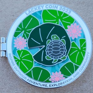 2023 Lackey Geocoin & Tag Set - Activated & Adoptable - 3 Individual Trackables