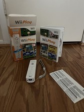 Wii Play Controller And Game Set Box Original Tested Working CIB Fast Shipping