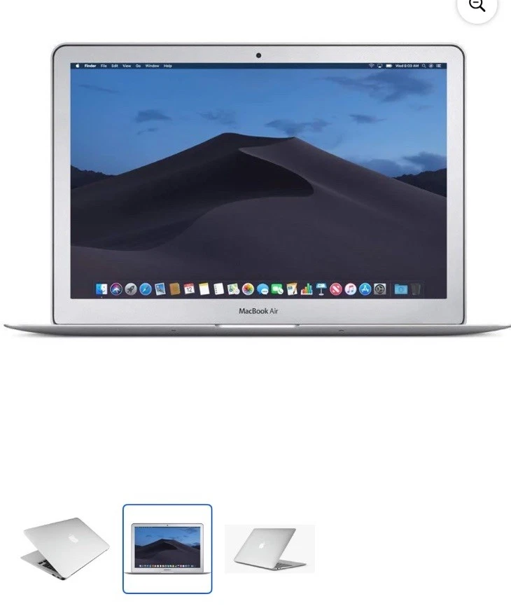Apple MacBook Air 13.3" Intel Core i5-5350U 1.8Ghz, 8GB RAM, 256GB, Silver. - Image 3 of 4