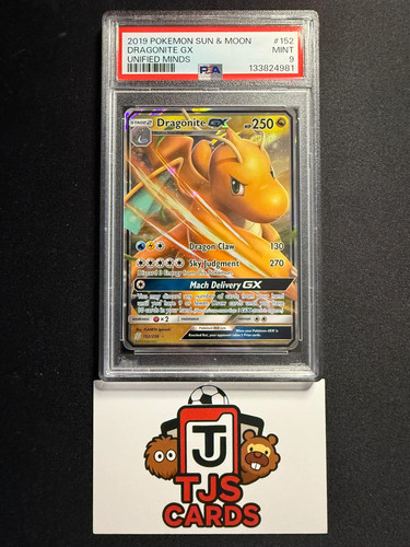 Dragonite-GX graded PSA 9 for sale on eBay