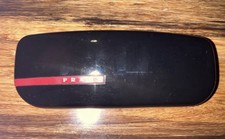 PRADA Black Hard Case for Glasses Sunglasses Felt Lining Flip Top Plastic