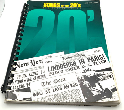 Songs of the 20's, The Decade Series Piano Vocal Guitar Songbook Sheet Music