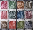 Liechetenstein 1951 Sg.287-298 Agriculteral Workers set to 1f, fine MNH.