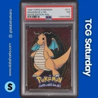 1999 TOPPS POKEMON THE FIRST MOVIE #149 DRAGONITE FOIL BLUE TOPPS LOGO PSA 7