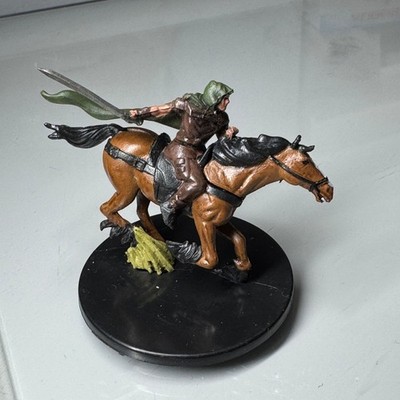 Dungeons & Dragons D&D Miniatures Savage Encounters HUMAN OUTRIDER #22 NC HORSE