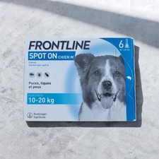 Frontline Spot On Pour M Chiens 6 Pipettes Anti Puces Tiques Poux Moyen Chien