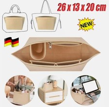 Filz Taschenorganizer Einsatz Beige 26x13x20 ...