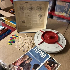 Vintage "Scrabble RPM" Board Game by Selchow & Righter 1971 Works!!
