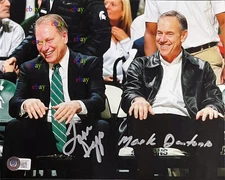 TOM IZZO & MARK DANTONIO MICHIGAN STATE Signed Autographed 8x10 photo Reprint