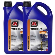 2 x Millers Oils Trident Professional 5W40 Fully Synthetic Engine Oil - 5 Litre 6.27 per litre