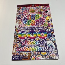 Lisa Frank Sticker Book 5 Sticker Sheets 600 Stickers Lisa Frank Stickers
