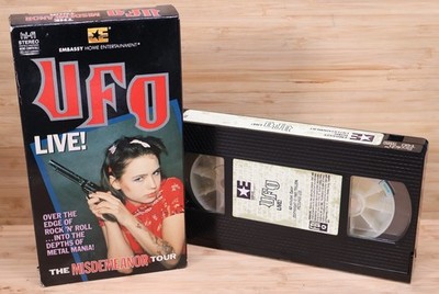 UFO Live Concert The Misdemeanor Tour (VHS, 1986)