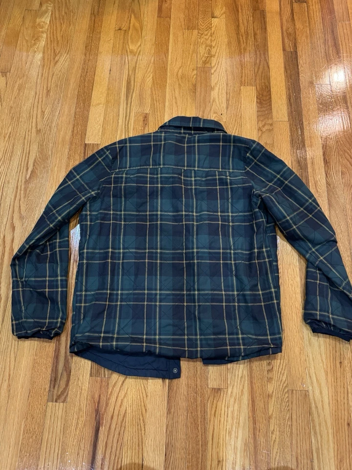 DC Shoes Camisa Acolchada Reversible Chaqueta Para Hombre L Cuadros/Azul Marino Tipo N.07 Prendas Exteriores Foto 4 de 4