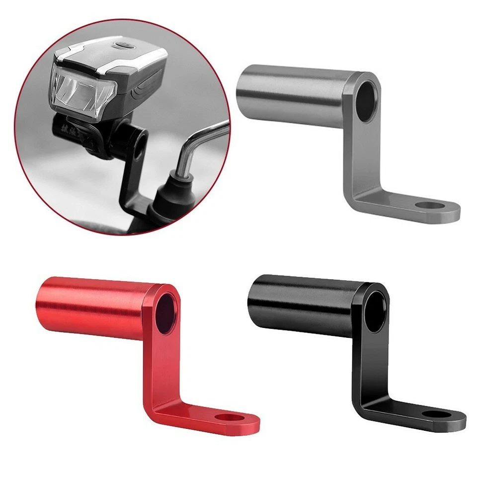 Motorcycle Rearview Mirror Mount Extender Bracket Holder Clamp Bar Phone HoldEPT - Image 2 of 4