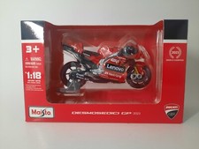 Modellino Statico Ducati Desmosedici Bagnaia (2023) Maisto Moto Rosso Scala 1:18