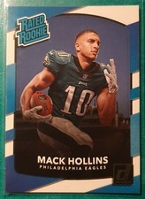 2017 DONRUSS RATED ROOKIE MACK HOLLINS #311 PHILADELPHIA EAGLES