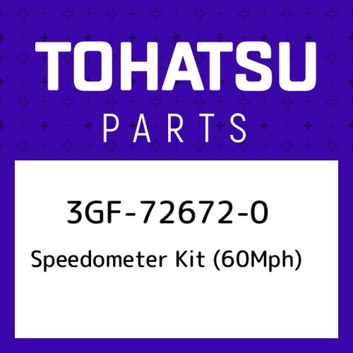 3GF726720 Tohatsu Speedometer kit (60mph) 3GF726720, New Genuine OEM