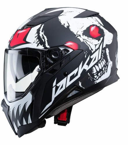 CASCO INTEGRALE CABERG DARKSIDE JACKAL TG. L FULL FACE SKULL MOTORCYCLE  HELMET | eBay