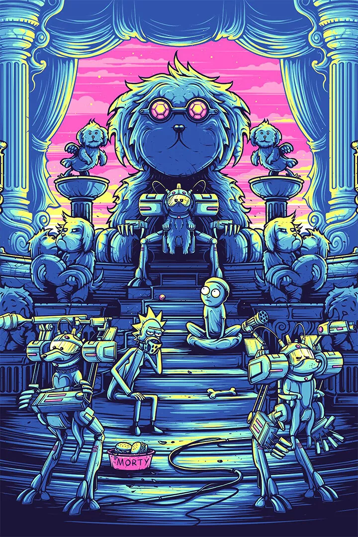  Rick and Morty Poster Wall Decor Wall Print Rick and