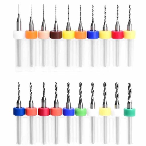 10 Stück Hartmetall Micro Mini CNC Bohrer Bit Set für Leiterplatten - Bild 5 von 21