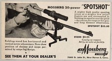 1947 Print Ad Mossberg 20-Power Spotshot Rifle Spotting Scopes New Haven,CT