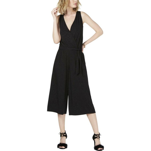 glitter wrap jumpsuit