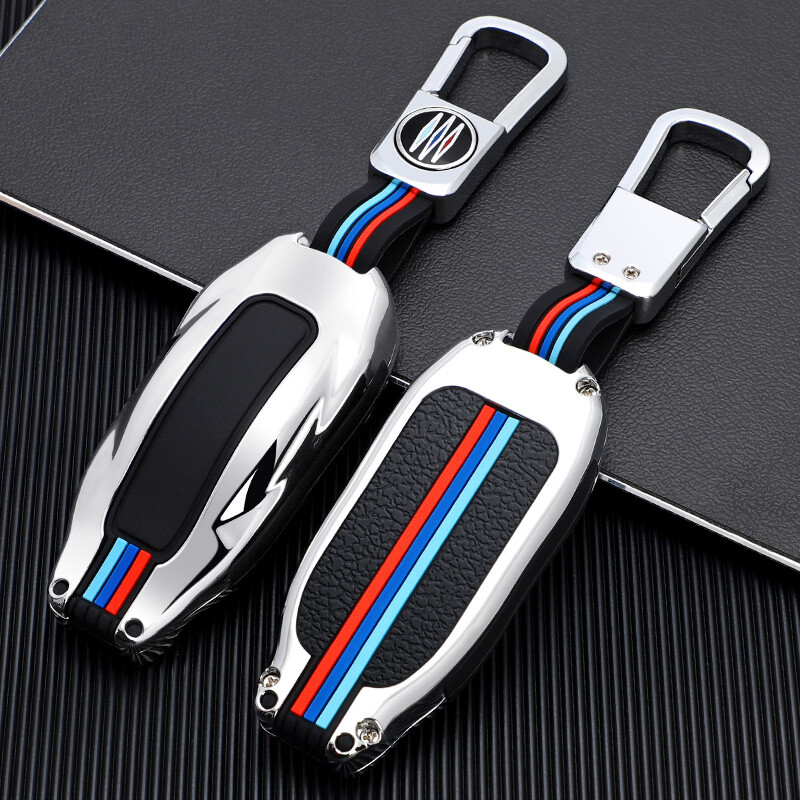 Zinc Alloy Key Fob Shell Case Holder Protector For Tesla Model 3 Y S Accessories