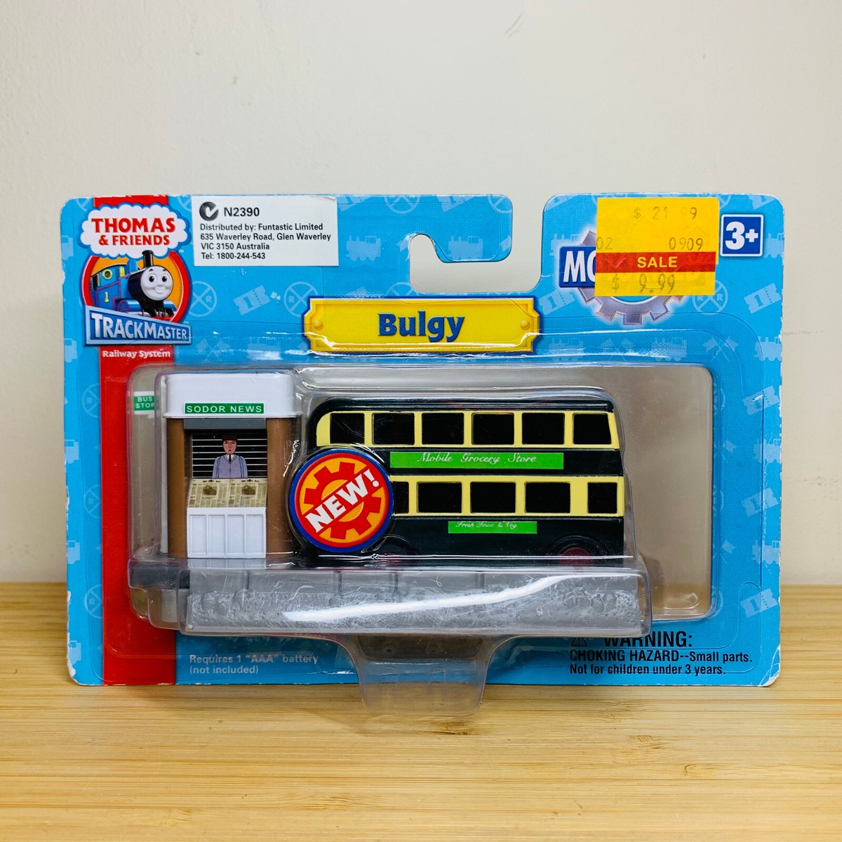 Bulgy with Sodor News Bus Stop Thomas Friends Trackmaster
