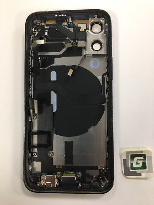 E2)50個口)Iphone12/12pro ブラック Apple iPhone 12 Mini Genuine OEM Housing w/Small Parts Black *B