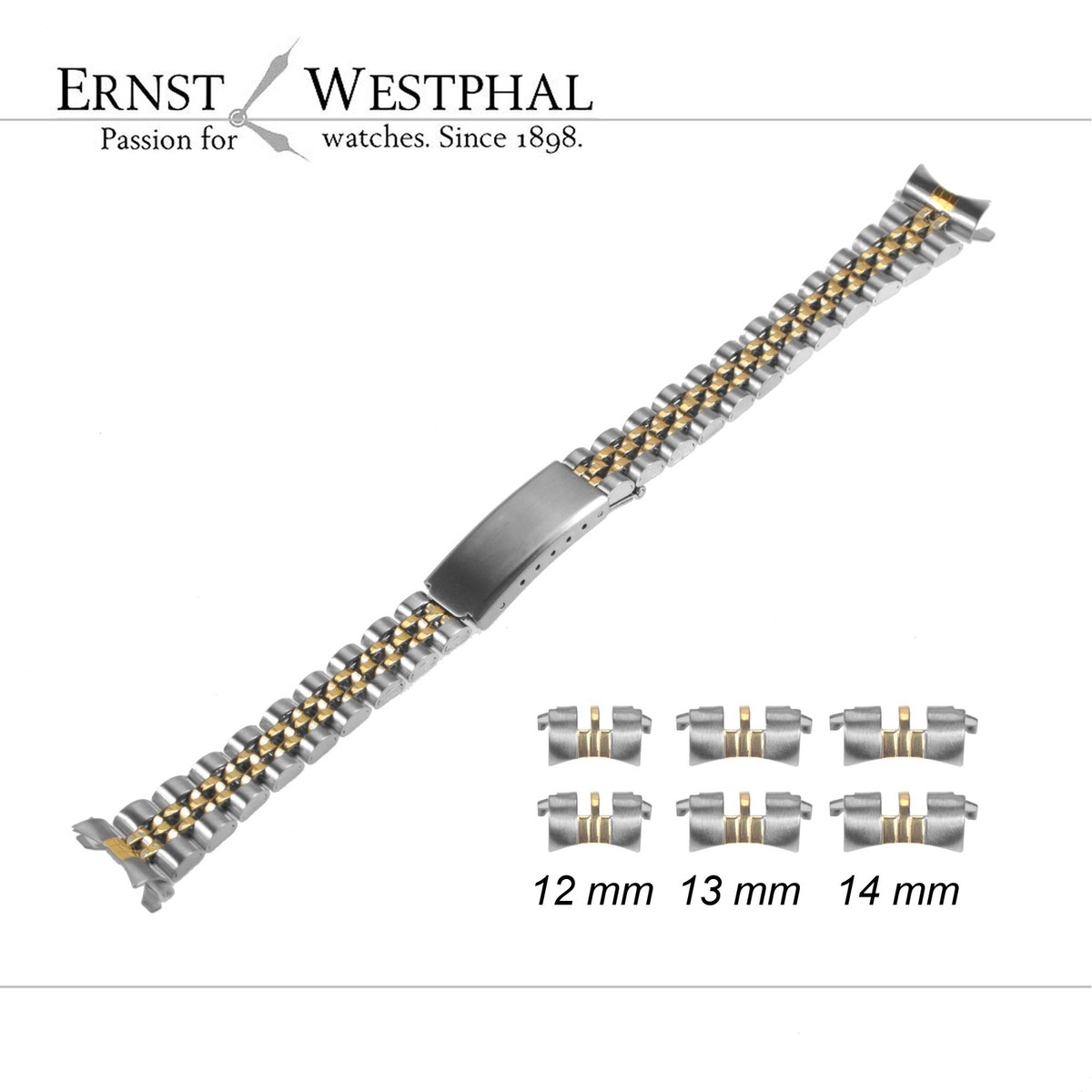 Bracciale compatibile con bracciali Jubilee per orologi Rolex 13