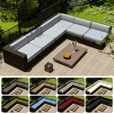 Waterproof Outdoor Patio Cushion Cover Garden Sofa Seat Cover Zipper Slipcover