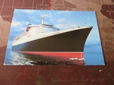 Queen Elizabeth 2, QE2,  Cunard . Postcard,
