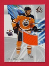 2020-21 SP Game Used Leon Draisaitl JERSEY Silver #20 Edmonton Oilers