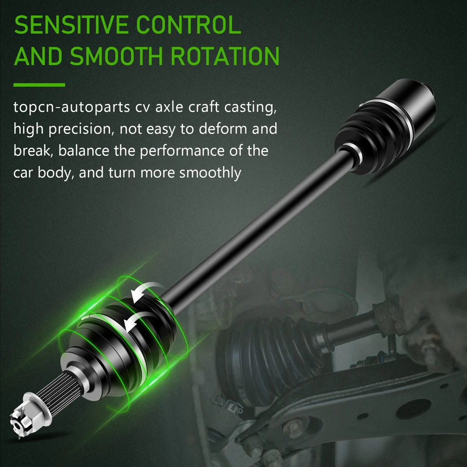 Par eje trasero izquierdo derecho para Polaris RZR XP1000 2014-2019 2016 2017 CV Foto 4 de 4